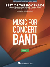 Best of the Boy Bands Concert Band sheet music cover